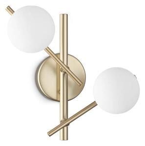 Ideal Lux - LED Nástěnné svítidlo ATLAS 2xG9/3W/230V zlatá
