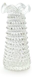 Sklárna Častolovice - Váza 29cm - Hobnail - Ananas - křišťál