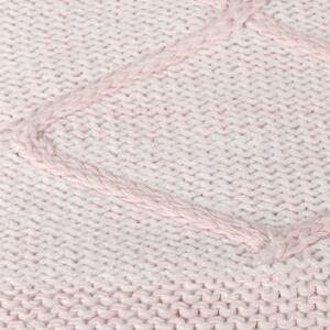 Růžová dětská deka s příměsí bavlny Homemania Decor Baby Baby, 90 x 90 cm