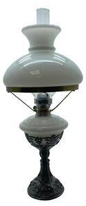 Sklárna Častolovice - Petrolejová lampa s cínovou nohou