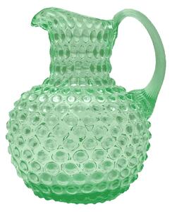 Sklárna Častolovice - Džbán 2l - Hobnail – Ananas – uranový beryl