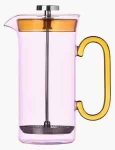Ručně vyrobená french press konvička na kávu z borosilikátového skla Clarinette