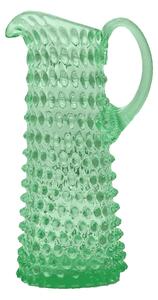 Sklárna Častolovice - Džbán 1,2l - Hobnail – Ananas – uranový beryl