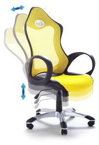 Kancelářská židle Isit (žlutá). 1011163