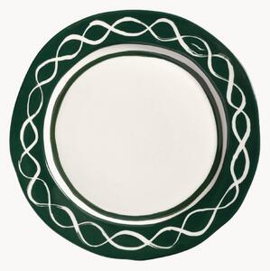 Sada ručně malovaných porcelánových snídaňových talířů Festivo, 2 díly