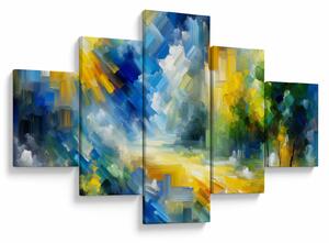 Obraz - Abstraktní slunečný den (125x70 cm)