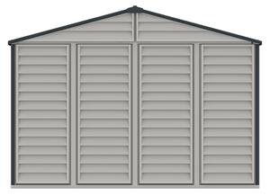 WoodSide Plus Zahradní domek 233 x 325 x 240 cm, vinylový, šedá/antracit DURAMAX 30227