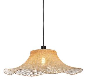 Stropní visící lampa ibiza l 65 x 20 cm přírodní