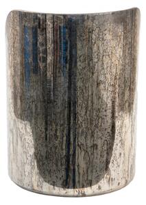 Skleněná čajová svíčka Houder Silver 18*24 cm – 18x24 cm