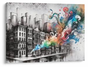Obraz - Industriální život (70x50 cm)
