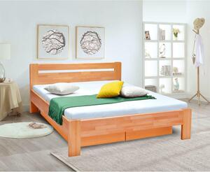 Masivní postel Maribo 2, 180x200, vč. roštu, bez matrace, třešeň