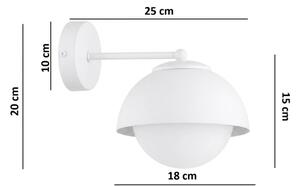 BRILAGI - Nástěnná lampa COSMO 1xE27/60W/230V bílá