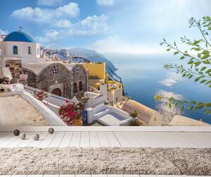 Malvis ® Tapeta Santorini výhled Vel. (šířka x výška): 288 x 200 cm