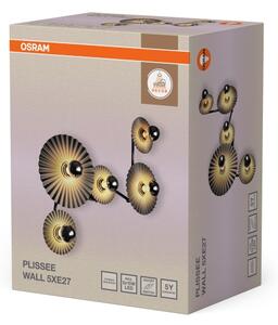 Osram - Nástěnné svítidlo PLISSEE 5xE27/15W/230V antracit