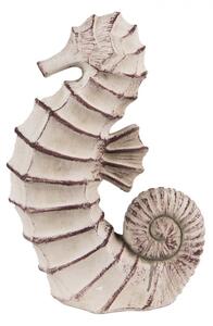 Dekorace mořský koník Béžová, Hnědá 19x8x28 cm – 19x8x28 cm