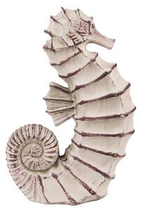 Dekorace mořský koník Béžová, Hnědá 19x8x28 cm – 19x8x28 cm