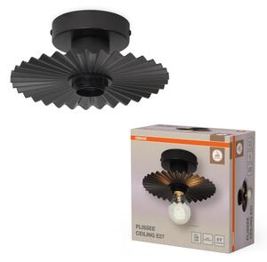 Osram - Stropní svítidlo PLISSEE 1xE27/15W/230V pr. 20 cm antracit