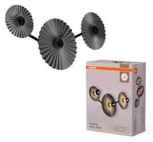 Osram - Nástěnné svítidlo PLISSEE 3xE27/15W/230V antracit
