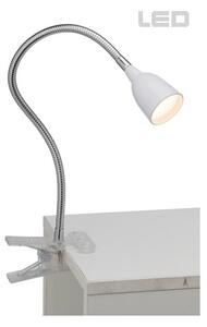Brilliant G92936/05 Stolní klipová LED lampa ANTHONY bílá
