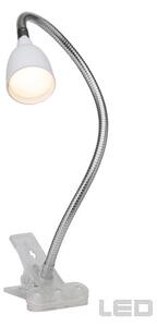 Brilliant G92936/05 Stolní klipová lampa ANTHONY bílá