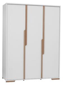 Bílá dětská šatní skříň Pinio Snap, 145 x 195 cm