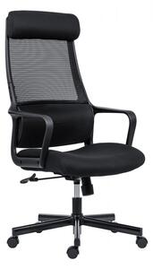 Kancelářská otočná židle FARO — síť, černá