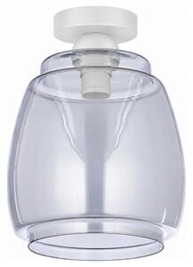 BRILAGI - LED Stropní svítidlo R GLASS 1xE27/60W/230V pr. 26 cm bílá/kouř šedá