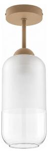 BRILAGI - LED Přisazený lustr RETRO GLASS 1xE27/60W/230V pr. 14 cm béžová/bílá
