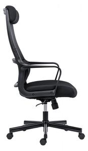 Kancelářská otočná židle FARO — síť, černá