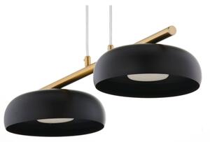 Lustr na lanku OLAF 2xGX53/12W/230V černá/zlatá