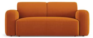MUZZA Dvoumístná pohovka gerett 170 cm velvet oranžová
