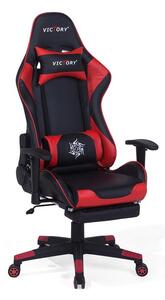 Kancelářská židle Vittore (černá + červená). 1011221