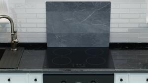 Allboards,Skleněná kuchyňská deska MRAMOR ANTRACYT 60x52cm - krájecí, ochranná deska,FC60x52_000016