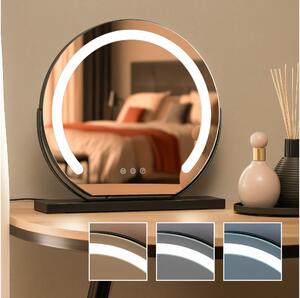 BRILAGI - LED Stmívatelné make-up zrcadlo CALIFORNIA LED/14W/230V 41x40 cm černá