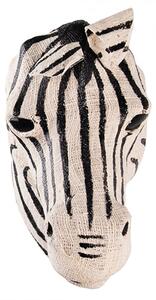 Nástěnná dekorace Zebra Černá, Bílá 21x46x37 cm – 21x46x37 cm