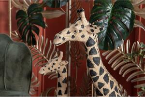 Dekorace Socha Žirafa Hnědá 55x18x90 cm – 55x18x90 cm