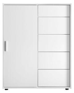 Komoda 1dv 5šx (Bílá) Case