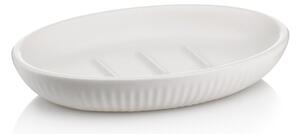 KELA Miska na mýdlo Adele keramika bílá KL-23730