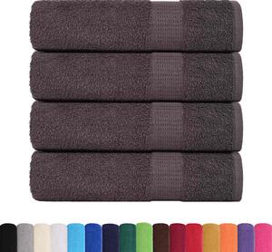 Ručníky do sprchy FROGN 4 ks antracitové 70x140 cm 360 g/m²