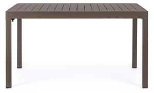 Zahradní rozkládací stůl galioso 135 (270) x 90 cm hnědý