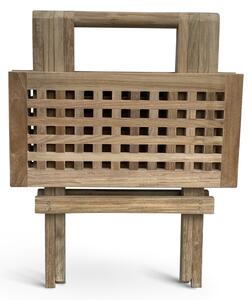 Skládací stolek z teakového dřeva Piknik