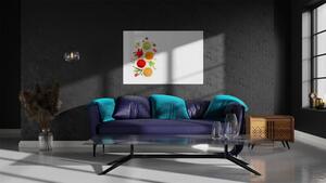 Allboards,Skleněná magnetická tabule- dekorativní obraz KOŘENÍ BYLINKY 90x60 cm,TS96_40004