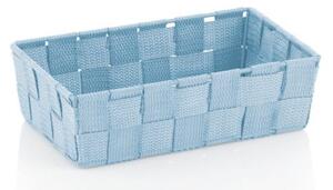 Košík Alvaro plast ledová modrá 23x15 cm