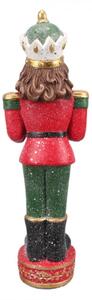 Vánoční dekorace Louskáček Zelený 20*17*65 cm – 20x17x65 cm
