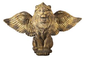 Dekorace Lion Gold 96*52*62 cm – 100x50x62 cm