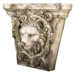Nástěnná dekorace Lion Grey 59*18*56 cm – 59x18x56 cm