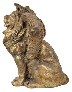 Dekorace Lion Gold 96*52*62 cm – 100x50x62 cm