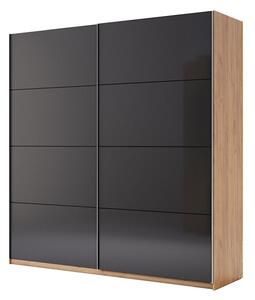 Skříň s posuvnými dveřmi 2.0x2.1m (Dveře Mat Láva), série N Luna