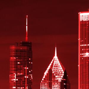 Malvis ® Tapeta Chicago červené panorama Vel. (šířka x výška): 144 x 105 cm
