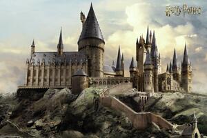 Umělecký tisk Harry Potter - Hogwarts, (40 x 26.7 cm)